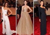 Прекрасные вечерние платья звезд, принимавших участие в модной вечеринке «MET Ball»