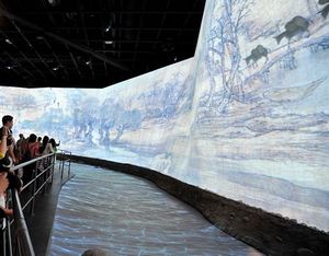 Электронная картина ?По реке в День поминовения усопших? представлена на ЭКСПО-2010