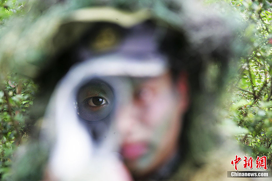 Тренировка китайских снайперов 