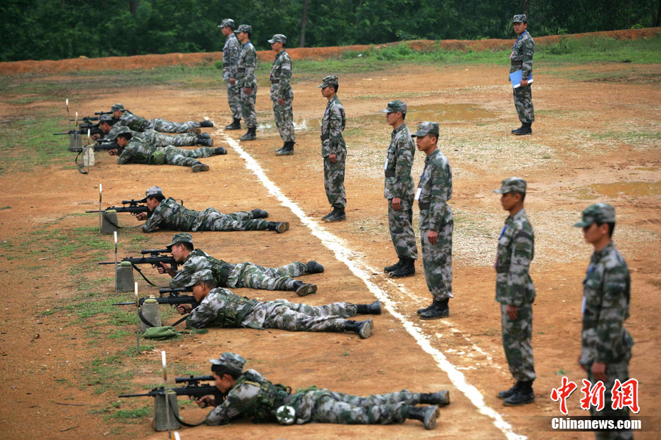 Тренировка китайских снайперов 